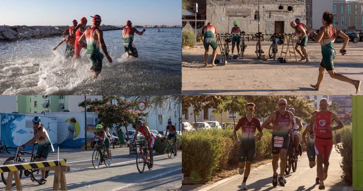 Nuoto, ciclismo e corsa: sul lungomare di Bari alla scoperta del Triathlon